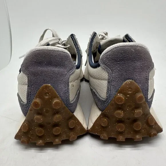 New Balance 327 Navy Blue Beige Suede Retro Low Running Shoes Sneakers Men Sz 10 - Picture 11 of 16